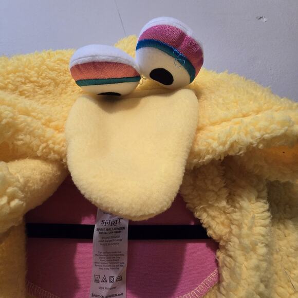 Adult Sesame Street Big Bird Costume LG/XL Halloween Unisex Jumpsuit 1 pc Zip - Picture 12 of 15
